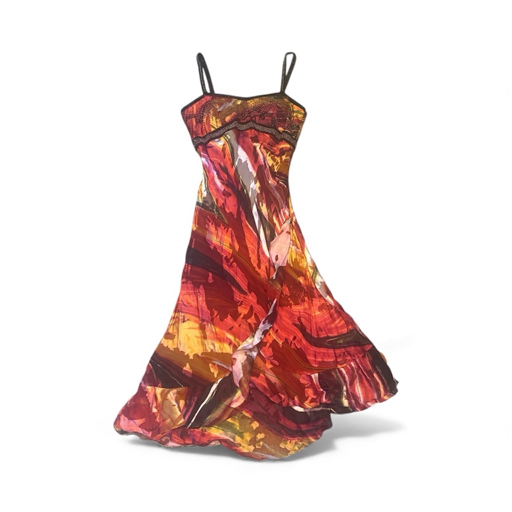 Vintage y2k Paola Forti Dress e70 Sz 6-8 medium